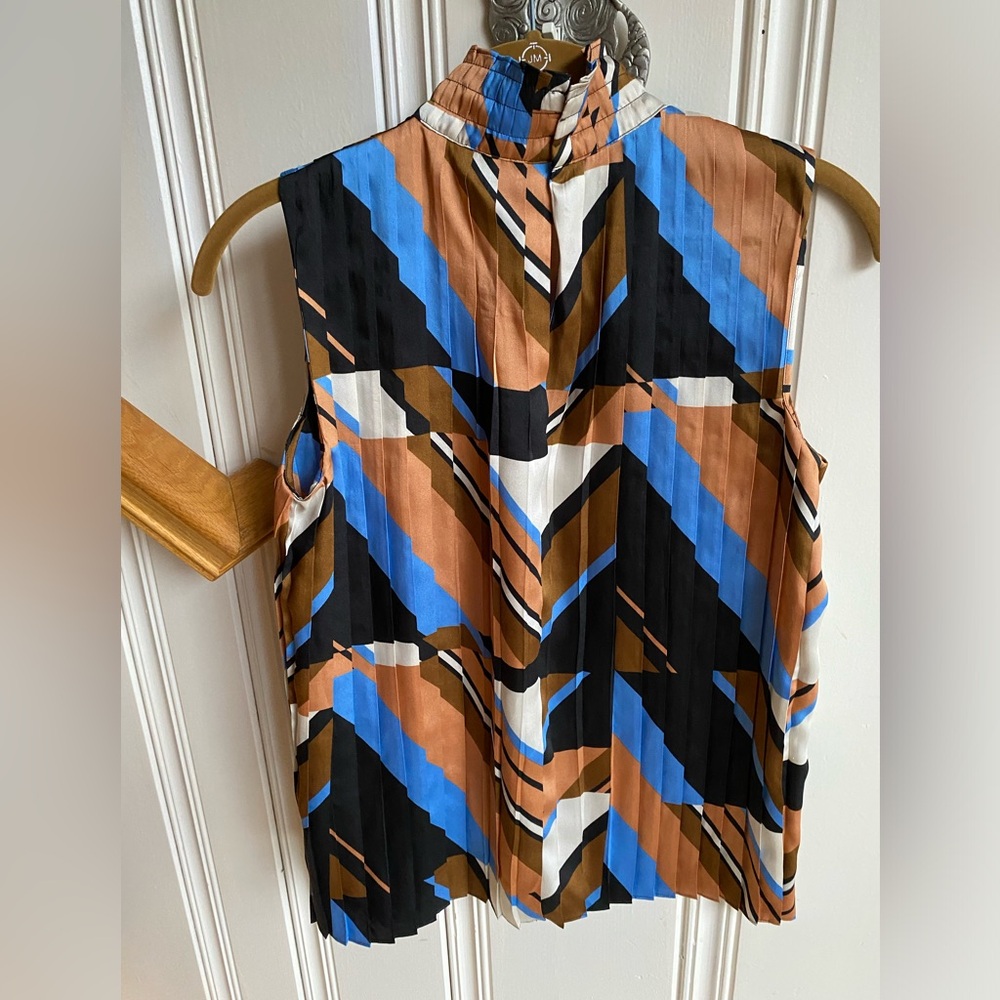 Massimo Dutti printed blouse size 4